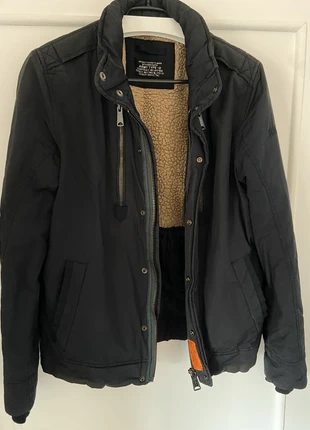 Veste Harrington militaire blouson aviateur Schott Taille XS/S Couleur noir beige crème, marque: Schott, état: Très bon état, taille: S, 69,00 €, 73,15 € Protection acheteurs incluse