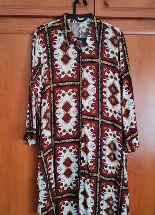 Camisa vestido estampada de Lefties, merk: Lefties, staat: Nieuw zonder prijskaartje, maat: L / 40 / 12, € 5,00, € 5,95 inclusief Kopersbescherming