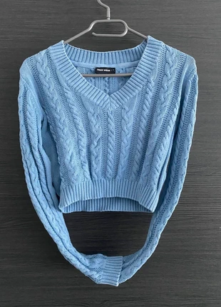 Pull bleu crop top, brand: Tally Weijl, condizioni: Ottime, taglia: S / IT 40 / EU 36, €3.00, €3.85 include la Protezione acquisti