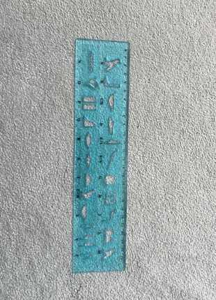 Turquoise see through ruler, brand: Natural History Muséum, condition: New without tags, £1.50, £1.92 includes Buyer Protection