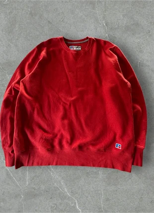 Sweat Crewnek Russel Athletic USA vintage rouge – Taille L Oversize (Unisexe), marque: Russel Athletic, état: Bon état, taille: L, 19,00 €, 20,65 € Protection acheteurs (Pro) incluse