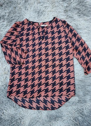 Blouse manches 3/4 rouge bleu taille S An'ge, brand: An'ge, condition: Very good, size: S / 36 / 8, €8.50, €9.63 includes Buyer Protection