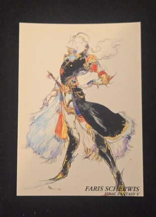 Carte Faris Scherwis Final Fantasy V art museum jp nm, brand: Final Fantasy, condition: Very good, €5.00, €5.95 includes Buyer Protection