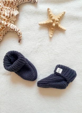 Chaussons gris laine garçon naissance Tao, marke: TAO, zustand: Sehr gut, größe: Neugeborenes / 44, 1,99 €, 2,79 € inklusive Vinted-Käuferschutz