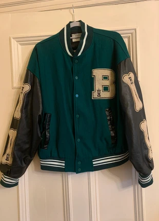 Made Extreme/Black Air - Green/Black Varsity Jacket., brand: Made Extreme, condition: Very good, size: M / UK 12-14, £25.00, £26.95 includes Buyer Protection