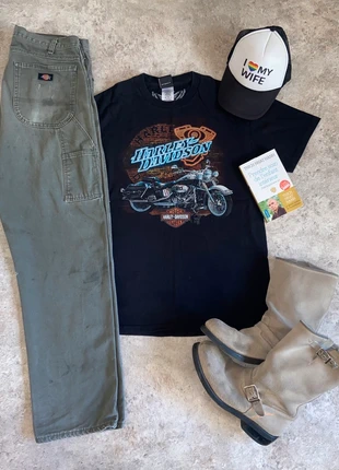 Tee-shirt harley davidson l – neon blue & skull singapore – vintage, brand: Harley Davidson, condition: Very good, size: L, €39.00, €41.65 includes Buyer Protection Pro