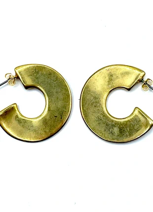 Gold tone vintage dangly stud statement earrings, brand: Vintage Dressing, condition: Good, £5.00, £5.95 includes Buyer Protection Pro