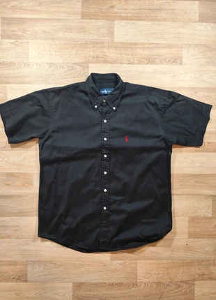 Chemise Ralph Lauren noir logo rouge taille XL, brand: Ralph Lauren, condition: Very good, size: XL, €47.00, €50.05 includes Buyer Protection