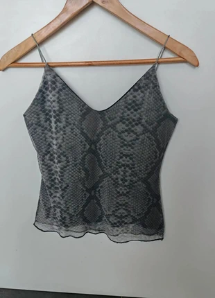 Débardeur Bretelle Vintage serpent, marque: Noir, état: Très bon état, taille: S / 36 / 8, 3,00 €, 3,85 € Protection acheteurs incluse