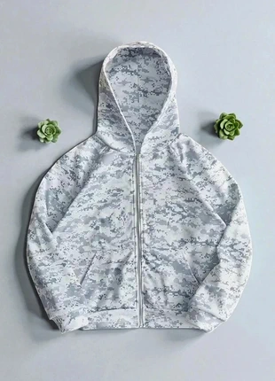 Zip Gris et Blanc camouflage militaire, taille M, marque: y2k, état: Neuf avec étiquette, taille: M, 29,00 €, 31,15 € Protection acheteurs incluse