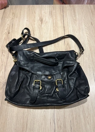 Cartable noir cuir, merk: Galeries Lafayette, staat: Heel goed, € 40,00, € 42,70 inclusief Kopersbescherming