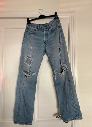 Levi’s 501 Ripped Boyfriend Style Jeans, brand: Levi Strauss & Co., condition: Good, size: M / 38 / 10, €5.00, €5.95 includes Buyer Protection