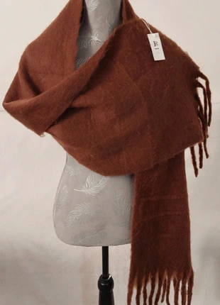 Écharpe large et épaisse marron chocolat – Neuve avec étiquette, marque: Irene, état: Neuf avec étiquette, 10,00 €, 11,20 € Protection acheteurs incluse