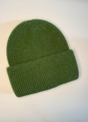 Bonnet neuf vert olive avec angora, marque: Angora, état: Neuf avec étiquette, taille: Taille unique, 12,00 €, 13,30 € Protection acheteurs (Pro) incluse