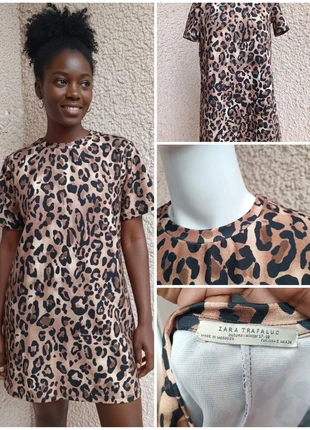 Robe Zara trafaluc taille S imprimé léopard, marque: Zara Trafaluc, état: Très bon état, taille: S / 36 / 8, 7,00 €, 8,05 € Protection acheteurs incluse