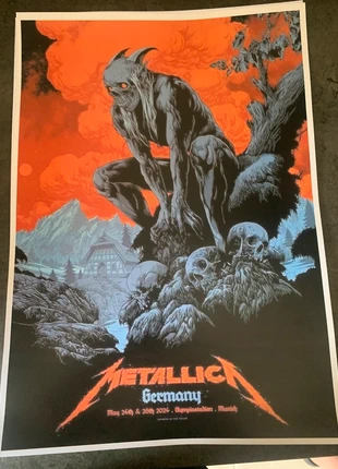 Affiche Metallica germani, condition: Very good, €4.00, €4.90 includes Buyer Protection