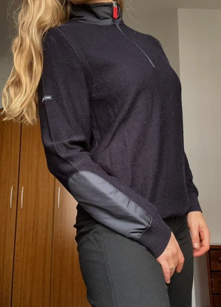 pull saint james bleu marine S 36 en laine avec zip et patches, brand: Saint James, condition: Very good, size: S / 36 / 8, €52.00, €55.30 includes Buyer Protection