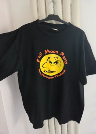 Vintage Manga Y2K Full Moon Party Koh Phangan XL DJ, brand: Vintage, condizioni: Ottime, taglia: XL, €14.00, €15.40 include la Protezione acquisti