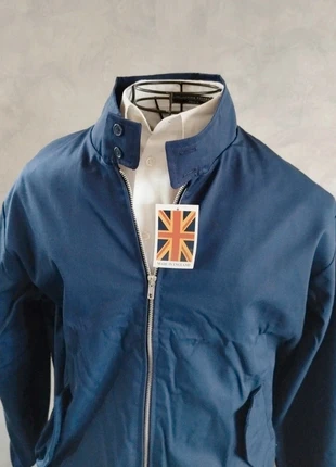Blouson style Harrington bleu marine neuf avec étiquette - made in England - taille L, brand: ENGLAND, condition: New with tags, size: L, €45.00, €47.95 includes Buyer Protection
