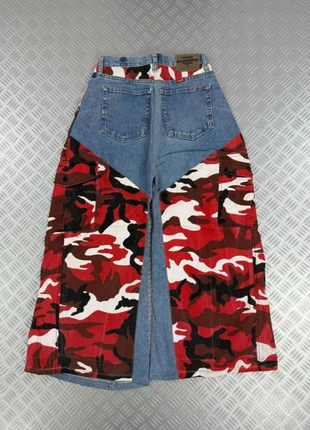 Vintage Patchwork y2k Hip Hop Military Baggy jeans 00s, brand: Vintage Dressing, condizioni: Ottime, taglia: IT 38 | W28, €120.00, €126.70 include la Protezione acquisti