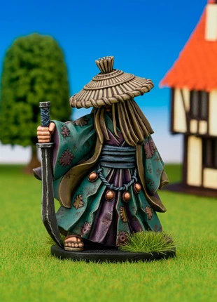 Ronin Samurai Blade Máster Elf Wargames Miniature, marca: MOMiniatures, estado: Muito bom, €5.00, €5.95 inclui Proteção do Comprador