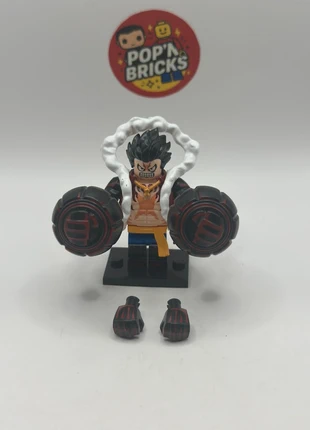 Figurine type LEGO – Monkey D. Luffy Gear Fourth Boundman – One Piece, merk: OnePiece, staat: Heel goed, maat: Prematuur, tot 44 cm, € 5,50, € 6,48 inclusief Kopersbescherming