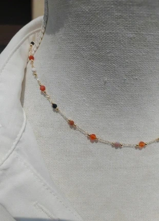 Superbe collier de clavicule pierres naturelles, brand: Bijouterie, condition: New without tags, €10.00, €11.20 includes Buyer Protection