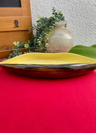 Grande coupe à fruit pirogue céramique Saint-Clément jaune vintage, marke: St Clément, zustand: Sehr gut, 70,00 €, 74,20 € inklusive Vinted-Käuferschutz