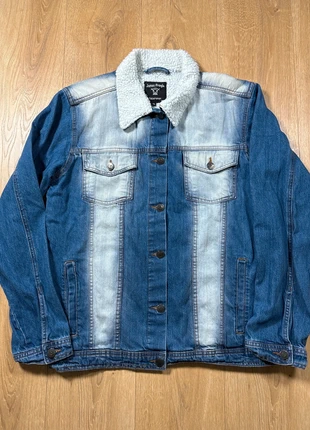 Veste en jean doublée sherpa James Pringle XL homme chaude hiver vintage bleu clair AL9, brand: Vintage Dressing, condizioni: Ottime, taglia: XL, €39.00, €41.65 include la Protezione acquisti