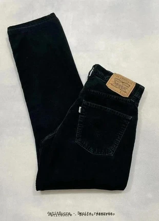 Pantalon Levi’s 551 y2k Noir Made in Italy Velours côtelés Corduroy - Taille S w26 /604B-R, brand: Levi's, condition: Very good, size: S / 36 / 8, €31.90, €34.20 includes Buyer Protection Pro