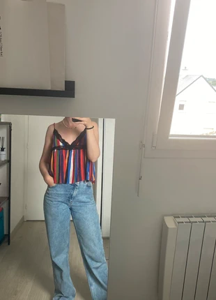 Top multicolore Zara, merk: Zara, staat: Goed, maat: S / 36 / 8, € 2,00, € 2,80 inclusief Kopersbescherming
