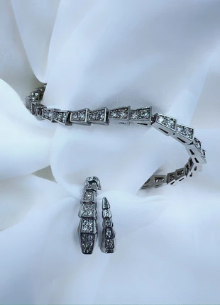 Bracelet serpent plaqué or zirconium, marke: Boutique indépendante, zustand: Neu, mit Etikett, 26,99 €, 29,04 € beinhaltet Vinted-Käuferschutz Pro