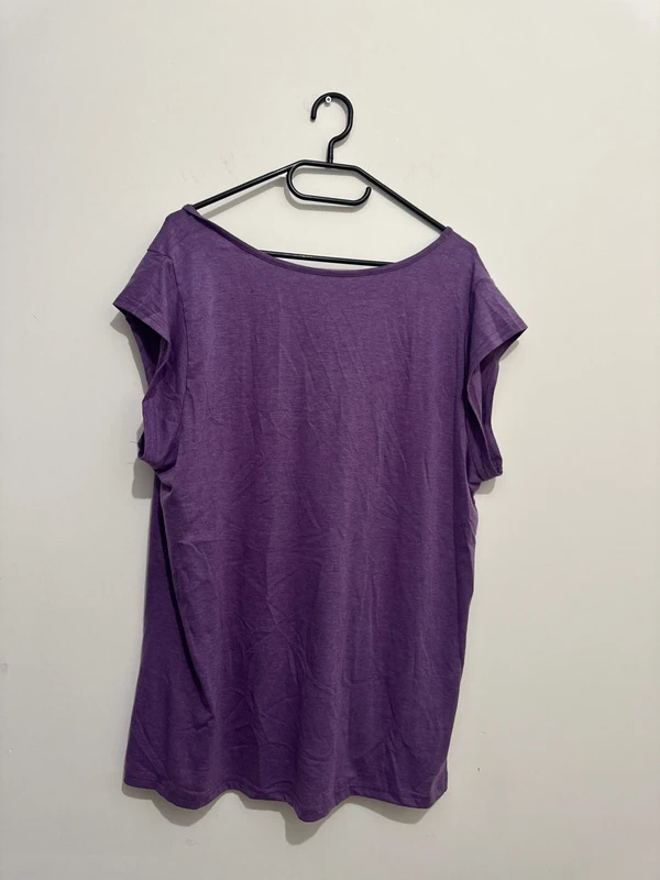 Tunique Femme Sans Manche – Violet – Grande Taille XXL - photo numéro 3