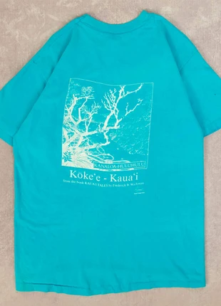Vintage 1990s Kanaloa Single Stitch T-shirt - Large, brand: hanes beefy, condition: Good, size: L, £26.00, £28.00 includes Buyer Protection Pro