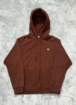 Sweat à capuche carhartt marron taille S logo brodé tres bon état, marke: Carhartt, zustand: Sehr gut, größe: S, 35,00 €, 37,45 € beinhaltet Vinted-Käuferschutz Pro
