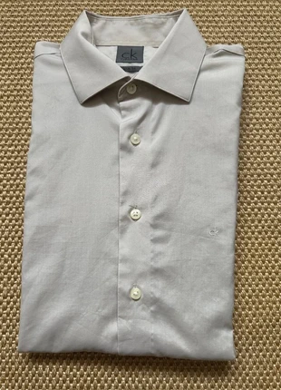 Chemise Calvin Klein Homme – Beige Taille M, brand: Calvin Klein, condition: Good, size: M, €14.99, €16.44 includes Buyer Protection Pro