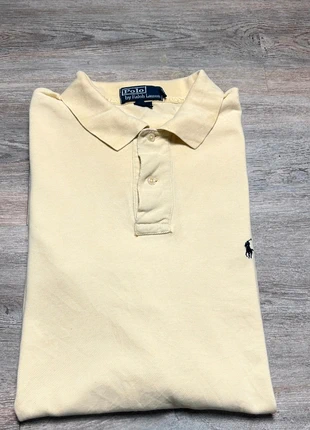 Polo manche courte Ralph Lauren couleur jaune logo bleu taille L en bon état, marke: Ralph Lauren, zustand: Gut, größe: L, 13,90 €, 15,30 € beinhaltet Vinted-Käuferschutz Pro