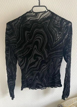 Zwarte Fluwelen Top maat S, merk: Shein, staat: Heel goed, maat: S / 36 / 8, € 2,49, € 3,31 inclusief Kopersbescherming