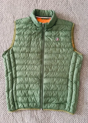 Doudoune / Veste - Sans mache - Serge Blanco - Légère - Vert et orange - Taille L - Très bon état, brand: Serge Blanco, condition: Very good, size: L, €80.00, €84.70 includes Buyer Protection