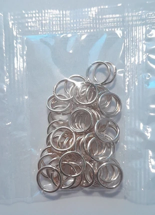 Lot de 50 anneaux de jonctions inoxydable or de 8 mm, merk: Fashion Jewelry, staat: Heel goed, € 1,49, € 2,26 inclusief Kopersbescherming