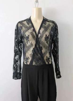 Combinaison chic avec dentelle - Maje - taille L, merk: Maje, staat: Heel goed, maat: L / 40 / 12, € 55,00, € 58,45 inclusief Kopersbescherming Pro