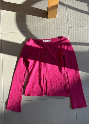 Veste/Gilet rose, brand: Cache Cache, condition: Very good, size: S / 36 / 8, €3.50, €4.38 includes Buyer Protection