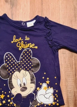 T-shirt Disney bébé fille manches longues Minnie bleu marine 12 mois (PF15), marque: Disney, état: Très bon état, taille: 12-18 mois / 80 cm, 6,00 €, 7,00 € Protection acheteurs (Pro) incluse