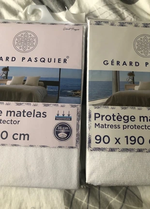Lot de 2 protèges matelas  90x190, brand: Gerard Pasquier, condition: New with tags, size: Single (70–100cm x 190–200cm), €25.00, €26.95 includes Buyer Protection