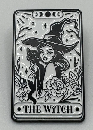 The witch tarot card pin badge. Great stocking filler, brand: NO LABEL, condition: New without tags, £3.50, £4.38 includes Buyer Protection