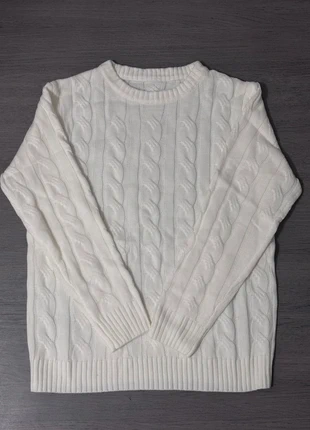 Pull torsadé écru homme, estado: Novo sem etiquetas, tamanho: L, €15.00, €16.45 inclui Proteção do Comprador