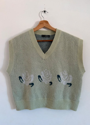 pull sans manches vert, brand: Zaful, condition: Very good, size: M / 38 / 10, 4.00 €, 4.90 € includes Buyer Protection