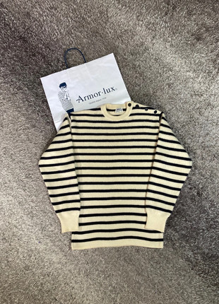 Pull Marin à boutons marinière en Laine Armor-Lux beige et marine made in France - taille S, marca: Armor-Lux, estado: Muito bom, tamanho: S / 36 / 8, €54.90, €58.35 inclui Proteção do Comprador