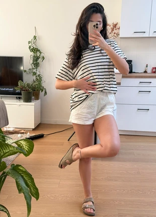 T-shirt à rayures marinière coton H&M, marque: H&M, état: Très bon état, taille: M / 38 / 10, 5,00 €, 5,95 € Protection acheteurs incluse