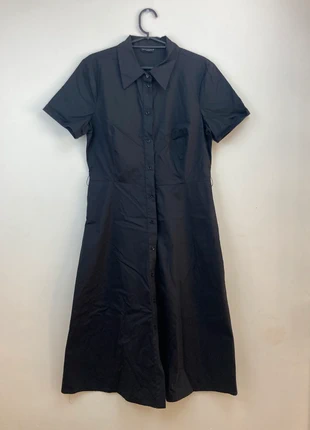 Robe longue classe chic Tara Jarmon manche courte noir évasé col - unique, marke: Tara Jarmon, zustand: Sehr gut, größe: Einheitsgröße, 30,00 €, 32,20 € inklusive Vinted-Käuferschutz